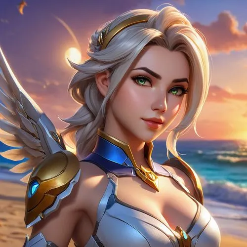 jaina,rafaela,freya,karpas,karavas,ashe,Illustration,Realistic Fantasy,Realistic Fantasy 01