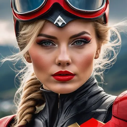 woman fire fighter,motorcycle racer,red super hero,super woman,retro woman,wonderwoman,retro girl,stewardess,red russian,fighter pilot,motorcycle helmet,policewoman,aviator,photoshop manipulation,super heroine,red arrow,retro women,flight attendant,opel captain,grand prix motorcycle racing,Photography,General,Sci-Fi