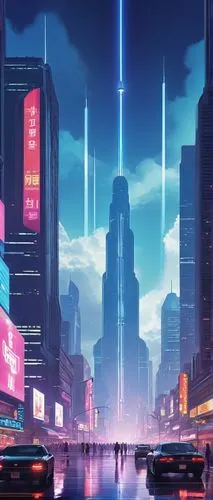 cybercity,cybertown,cityscape,guangzhou,metropolis,futuristic landscape,coruscant,cyberworld,fantasy city,shanghai,cyberport,cityzen,futurist,city lights,cyberpunk,megapolis,jablonsky,city at night,skyline,sky city,Conceptual Art,Daily,Daily 20