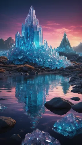 ice castle,ice landscape,crystalline,ice planet,ice crystal,water glace,crystals,fantasy landscape,ice floe,cube background,diamond lagoon,frozen ice,ice floes,icebergs,rock crystal,diamond background,crystal,glacier,crystal therapy,cube sea,Photography,Documentary Photography,Documentary Photography 17