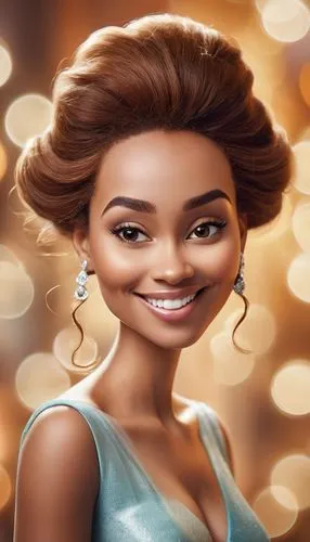 tiana,caricatures,celestina,miss kabylia 2017,sarafina,golden weddings,Illustration,Abstract Fantasy,Abstract Fantasy 23