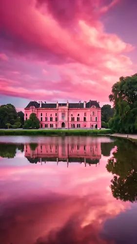 chateau margaux,monbazillac castle,drottningholm,gripsholm,stately home,chateau,pink dawn,moated castle,castle sans souci,bordeaux,peasholm park,hluboka castle,castle sponeck,sanssouci,moritzburg palace,abbaye de belloc,ludwigsburg germany,fontainebleau,normandie region,croome,Photography,General,Cinematic