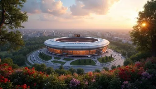 luzhniki,addis ababa,planetariums,almaty,bishkek,dushanbe,addis,futuristic architecture,musical dome,tashkent,ankara,mgimo,bahai,evagora,futuristic art museum,blavatnik,rosebowl,oval forum,dhammakaya pagoda,mothership,Photography,General,Realistic