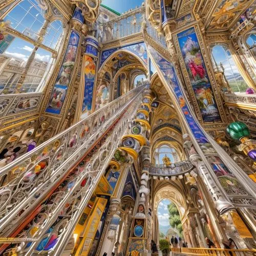 panoramical,gaudí,sistine chapel,saint isaac's cathedral,universal exhibition of paris,glass pyramid,360 ° panorama,st mark's basilica,versailles,saint peter's basilica,marble palace,vatican museum,cathedral,sagrada familia,fractalius,hdr,st peter's basilica,saint mark,immenhausen,notredame de paris