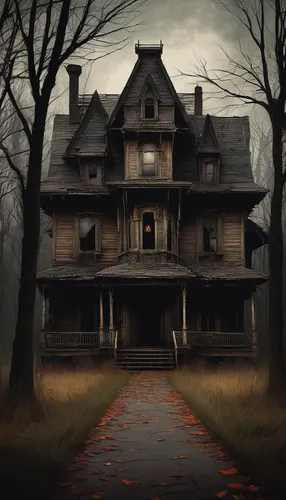 Scariest Haunted House Worlds,creepy house,the haunted house,haunted house,witch house,witch's house,lonely house,abandoned house,house silhouette,halloween and horror,halloween poster,house in the fo