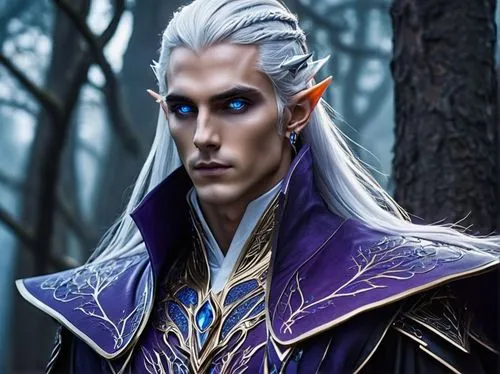 male elf,celeborn,falstad,vladislaus,violet head elf,thranduil,raistlin,jaina,wallonien,anduin,lorien,dark elf,uriri,niroshan,sovran,wodrow,viren,elven,emrys,noldor,Conceptual Art,Sci-Fi,Sci-Fi 10