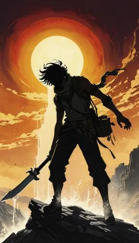 samarai,parashuram,dororo,seregil,silhouette art,muramasa