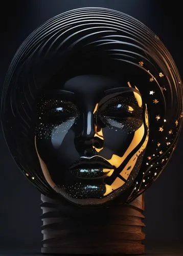 african art,png sculpture,art deco woman,woman sculpture,african woman,cinema 4d,decorative figure,3d model,the hat of the woman,tutankhamun,gold mask,tutankhamen,light mask,african masks,cleopatra,tears bronze,golden mask,crown render,woman's hat,3d object,Conceptual Art,Sci-Fi,Sci-Fi 15