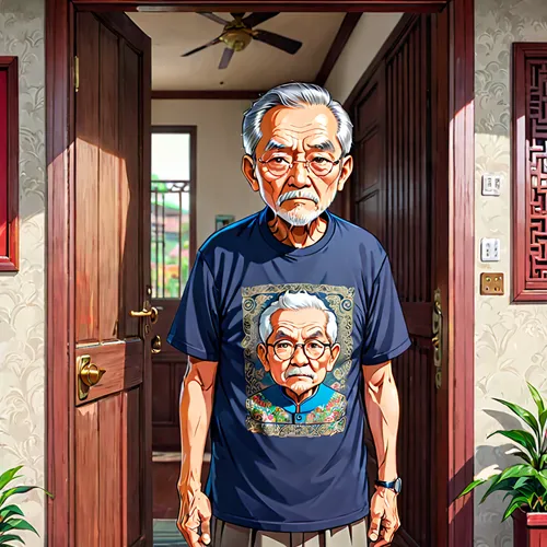 grandpa,stan lee,grandparents,grandparent,grandfather,old couple,elderly man,pensioner,pensioners,print on t-shirt,custom portrait,salvador guillermo allende gossens,elderly person,analyze,man's fashion,retirement,studio ghibli,wpap,elderly people,chinese icons,Anime,Anime,General