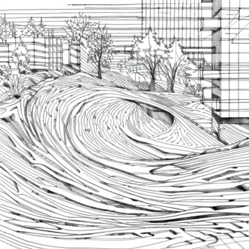 landscape plan,japanese wave paper,sheet drawing,topography,wireframe graphics,klaus rinke's time field,wave pattern,whirlpool pattern,fluid flow,landscape design sydney,panoramical,fluvial landforms of streams,wind wave,japanese waves,landscape designers sydney,geological phenomenon,alluvial fan,wireframe,background paper,water waves,Design Sketch,Design Sketch,None