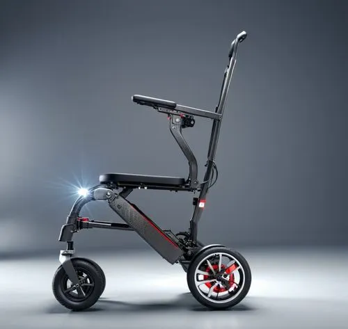 碳纤维电动轮椅车
,the small folding bike that comes with wheels,electric scooter,trikke,push cart,motor scooter,scootering,motorscooter,Photography,General,Realistic