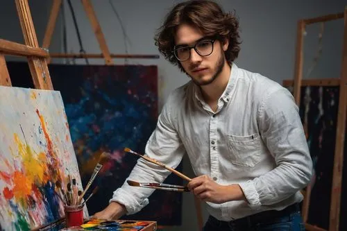 italian painter,artist portrait,painting technique,danila bagrov,artist,painter,art painting,art model,photo painting,meticulous painting,itamar kazir,painting,artist color,in a studio,sergio perez,felipe bueno,oil painting,post impressionist,art academy,portait,Art,Classical Oil Painting,Classical Oil Painting 25