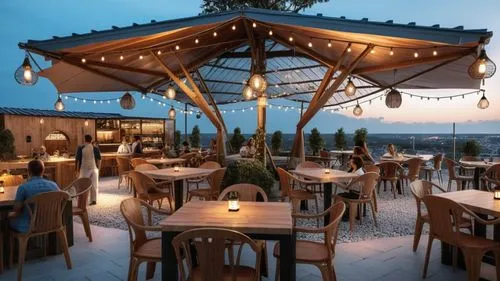 outdoor dining,terrasse,roof terrace,roof garden,patios,alpine restaurant,outdoor table and chairs,monal,pergola,terraza,terrazza,beach restaurant,patio,terrace,skybar,tavernas,locanda,ristorante,fine dining restaurant,a restaurant,Photography,General,Realistic