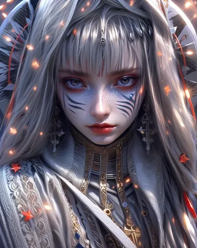 priestess,fantasy portrait,medusa,amano,vampire lady,artemisia,fantasy art,cleopatra,queen of the night,angelica,elza,pierrot,gothic portrait,gemini,suit of the snow maiden,the snow queen,luna,emperor,alibaba,ice queen