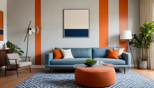 mid century modern,contemporary decor,modern decor,mahdavi,oranje,teal and orange,aperol,homeadvisor,tikkurila,geometric style,berkus,interior decor,cretu,color combinations,interior design,apartment lounge,bauhaus,orange,mid century house,carrot pattern,Illustration,Retro,Retro 06