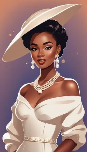 tiana,fashion vector,kunbi,danai,oluchi,ororo,Illustration,Vector,Vector 01