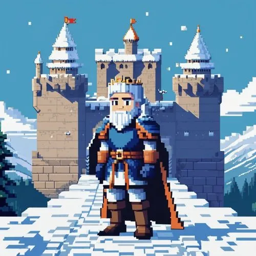 castleguard,castlevania,pixel art,knight's castle,garrison,ice castle,lufia,kingsoft,krondor,tirith,frostbitten,eriador,snow guard,castletroy,falstad,castledawson,karg,excalibur,christmas snowy background,medieval