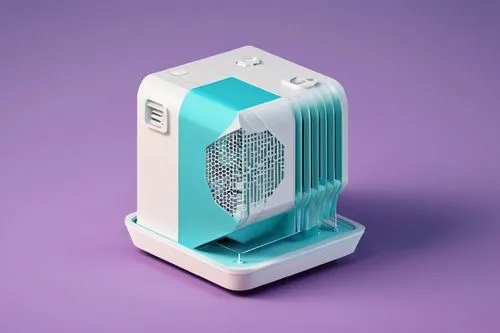 dehumidifier,digital bi-amp powered loudspeaker,holocron,magic cube,ice cream maker,heatsink,Unique,3D,Isometric