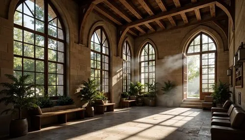 cloisters,cloister,orangery,stanford university,abbaye de belloc,narthex,cloistered,abbaye,hammerbeam,stanford,atriums,clerestory,altgeld,conservatory,sewanee,monastic,courtyards,biltmore,loggia,transept