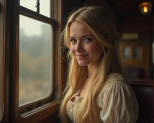 train ride,evy,tamsin,nelisse,cosette,evanna