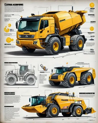 heavy equipment,earthmover,construction equipment,earthmoving,mining excavator,construction vehicle,concrete mixer,tracked dumper,digging equipment,construction machine,heavy machinery,two-way excavator,jcb,combine harvester,graders,concrete mixer truck,earthmovers,dozers,terex,bulldozer,Unique,Design,Infographics