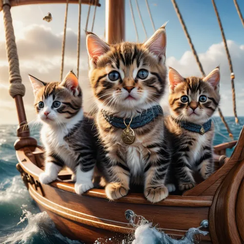 nautical children,sailing,kittens,cat-ketch,three masted sailing ship,three masted,cat family,sailing ships,seafaring,sailors,baby cats,oktoberfest cats,sails,aegean cat,sea sailing ship,vintage cats,sailing ship,cat lovers,sail,musketeers,Photography,General,Natural