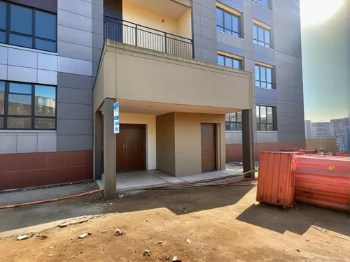 prefabricated buildings,new housing development,roller shutter,construction site,core renovation,building construction,facade insulation,appartment building,thermal insulation,steel construction,share