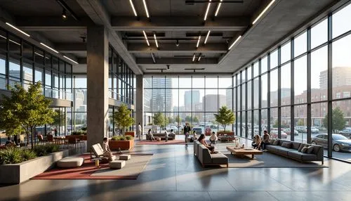 lobby,modern office,3d rendering,penthouses,daylighting,atriums,car showroom,costanera center,office buildings,headquaters,atrium,lofts,gensler,offices,wintergarden,hotel lobby,bridgepoint,rotana,render,andaz