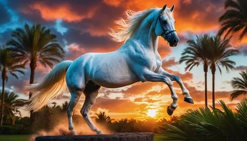 arabian horse,unicorn background,colorful horse,pegasys,painted horse,the horse at the fountain,a white horse,unicorn art,arabian horses,equine,skyhorse,fantasy picture,pegasi,carnival horse,dream horse,fire horse,landscape background,equidae,pegaso,cheval,Photography,General,Fantasy