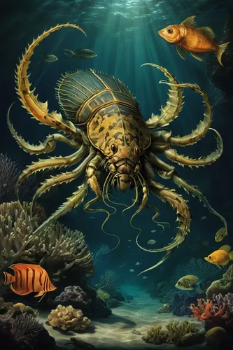 deep sea nautilus,sea-life,sea life underwater,deep sea,sea creatures,undersea,marine invertebrates,sea animals,sea animal,invertebrate,underwater background,aquatic life,amphipoda,aquatic animals,underwater landscape,sea monsters,deep sea fish,underwater world,underwater fish,under sea,Art,Classical Oil Painting,Classical Oil Painting 37