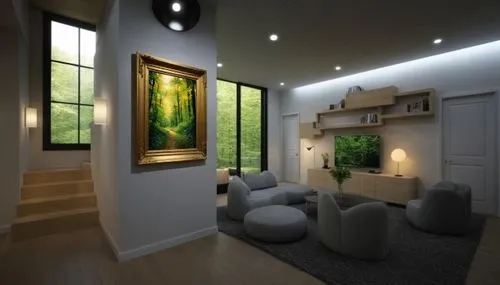 modern room,3d rendering,hallway space,interior modern design,modern living room,livingroom,modern decor,home interior,living room,sitting room,interior decoration,interior design,great room,contemporary decor,smart home,interior decor,render,bonus room,3d render,inverted cottage