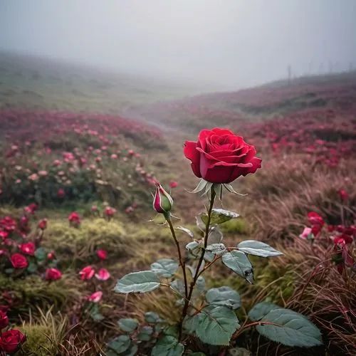 red rose in rain,romantic rose,landscape rose,historic rose,red rose,noble rose