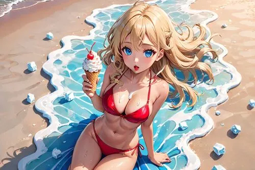 ann,rosalina,sakamaki,cagli,kashiwazaki,kke,katsuragi,mashima,summer background,mordred,beach background,mari,niijima,honolulu,michiru,flonne,pitkamaki,lissa,mihoshi,sanya,Anime,Anime,Realistic