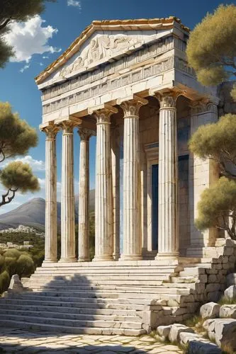 greek temple,artemis temple,temple of diana,roman temple,erechtheion,laodicea,panagora,celsus library,metapontum,amphipolis,halicarnassus,temple of hercules,celsus,segesta,erechtheus,acropolis,aegeus,delos,the ancient world,ephesus,Illustration,Black and White,Black and White 15