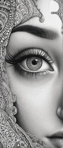 the carnival of venice,filigree,long eyelashes,eyes line art,regard,women's eyes,lashes,eyelash,venetian mask,eyelashes,biomechanical,third eye,masquerade,eyelash extensions,eyelid,masque,crocodile eye,peacock eye,mandelbulb,fractals art,Illustration,Black and White,Black and White 11