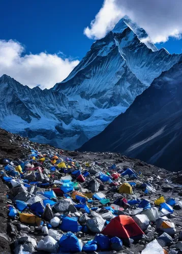 Everest Basecamp Trek photos - Ama Dablam,everest region,mount everest,gokyo ri,everest,tents,annapurna,tent camp,himalayas,ama dablam,himalaya,camping tents,himalayan,tent tops,tent camping,mitre pea