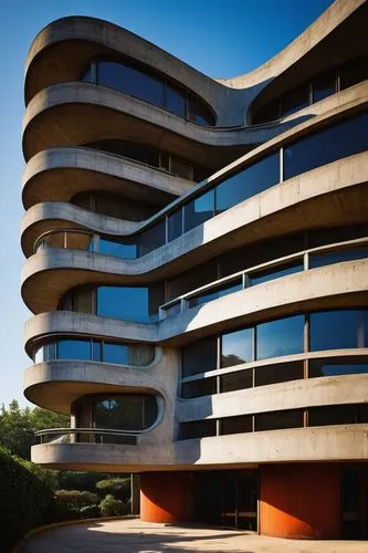 seidler,lubetkin,lasdun,escala,interlace,balconies,robarts,corbu,futuristic architecture,neutra,cantilevered,knobbed,condominia,multi storey car park,brutalist,modern architecture,architettura,maisonettes,pedrera,lovemark,Illustration,Retro,Retro 20