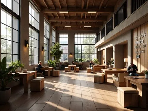 atriums,daylighting,lobby,atrium,school design,modern office,dojo,wintergarden,offices,kansai university,lofts,cafeteria,schulich,study room,hotel lobby,3d rendering,japanese zen garden,inside courtyard,lunchroom,teahouses