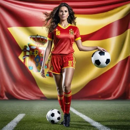 españa la bella,women's football,spain,sports jersey,soccer player,netherlands-belgium,captain marvel,spanish,macedonia,miss vietnam,sports girl,barca,montenegro,wonderwoman,belgian,super woman,sport,sports uniform,european football championship,hispanic,Photography,General,Realistic