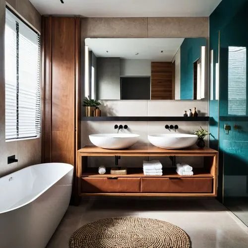 modern minimalist bathroom,luxury bathroom,bathtub,interior modern design,bathroom cabinet,bathroom,contemporary decor,modern decor,tub,shower bar,modern style,bathtub accessory,washbasin,interior design,modern room,mid century modern,search interior solutions,shower base,bathroom sink,shower door,Photography,General,Realistic