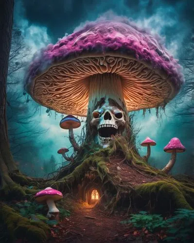 mushroom landscape,shrooms,mushroom island,psilocybin,toadstools,agaric,forest mushroom,tree mushroom,mushroomed,anti-cancer mushroom,amanita,toadstool,mushrooms,hallucinogens,hallucinogen,cubensis,mushroomhead,situation mushroom,majora,psilocybe,Conceptual Art,Oil color,Oil Color 23