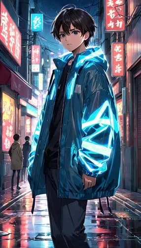 akira,neon light,masayoshi,kamurocho,cyberpunk,strider,isahaya,kaneda,katsuyuki,umehara,yusuke,blue rain,yoshiji,kawamori,animeigo,cyberworld,windbreaker,blue light,world digital painting,kusanagi,Anime,Anime,Realistic