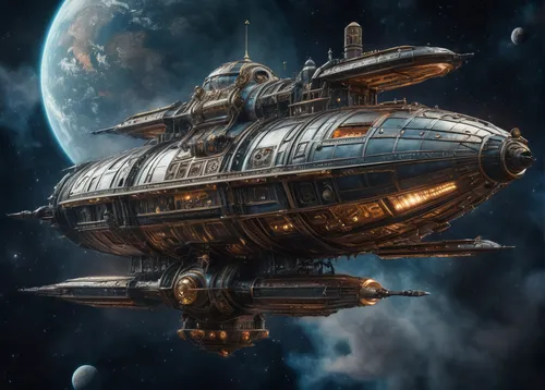 carrack,dreadnought,sci fiction illustration,battlecruiser,star ship,space ships,fast space cruiser,victory ship,spacecraft,pioneer 10,flagship,starship,sci fi,scifi,space ship,fleet and transportation,federation,alien ship,steam frigate,sci-fi,Photography,General,Fantasy