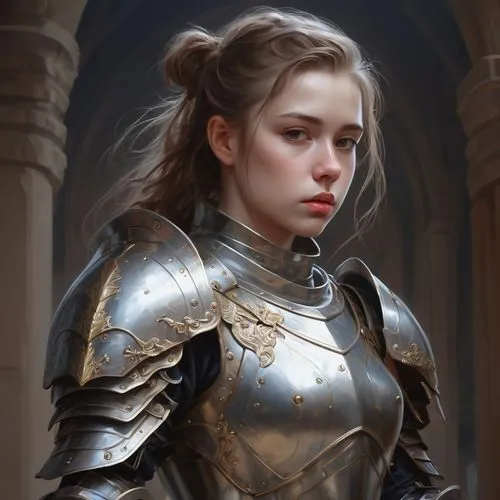 joan of arc,margairaz,paladin,female warrior,arya,fantasy portrait,Conceptual Art,Fantasy,Fantasy 01