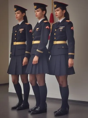 stewardesses,uniforms,a uniform,military uniform,deportment,policewomen,Photography,General,Realistic