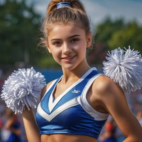 cheerleading uniform,cheerleader,cheer,cheering,cheerleading,sports uniform,you cheer,pompom,majorette (dancer),ung,sports girl,sports dance,eurasian,football games,a uniform,mascot,pom-pom,klyuchevskaya sopka,sports jersey,blue and white,Photography,Documentary Photography,Documentary Photography 11