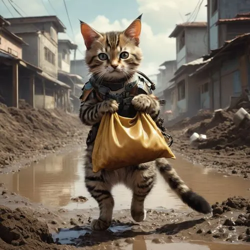 street cat,mccurry,vintage cat,cat warrior,worldcat,stray cat,stray cats,alley cat,katzen,postapocalyptic,kitterman,cat image,mudlark,catastrophe,rescue alley,alleycat,photo manipulation,sanitation,kittani,feral cat,Photography,General,Realistic