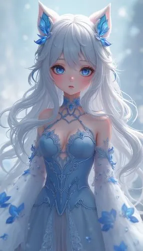 winterblueher,ice queen,furgal,lumi,white fox,weiss