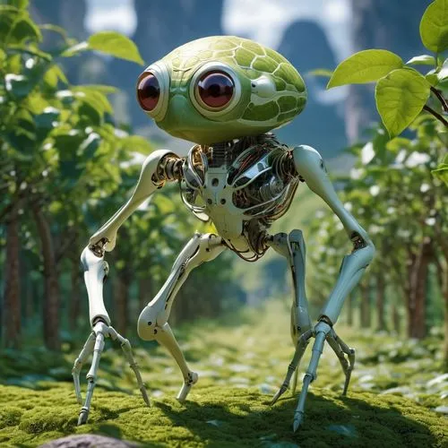 pikmin,wasowski,platymantis,rango,keroro,biotrog,Photography,General,Realistic