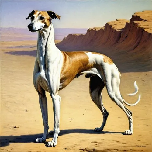 galgo,saluki,sighthound,lurcher,galga,sighthounds,greyhound,dubernard,dog illustration,borzoi,whippets,great dane,delahoussaye,piebald,greyhounds,black mouth cur,canidae,tassili,kgalagadi,dog breed,Art,Classical Oil Painting,Classical Oil Painting 42